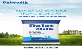 Lần đầu tiên Dalatmilk ra mắt Sữa tươi tiệt trùng