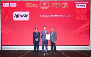Amway Việt Nam được vinh danh Top 5 doanh nghiệp tiêu biểu ASEAN và Top 5 thương hiệu/sản phẩm nổi tiếng ASEAN 2026