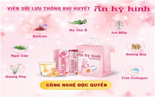 Thực phẩm bảo vệ sức khỏe Viên sủi An Kỳ Kinh – hỗ trợ giảm đau bụng trong ngày “đèn đỏ”