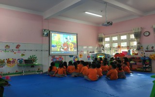Trẻ mầm non tham gia chương trình ‘Tôi yêu Việt Nam’