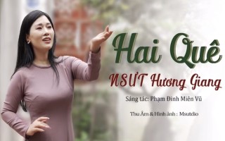 Thượng tá, NSƯT Hương Giang thể hiện tinh tế ca khúc Hai Quê của nhạc sĩ Đinh Miên Vũ