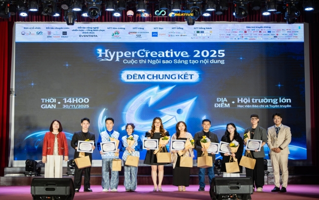 Đêm Chung kết HyperCreative 2025 qua lăng kính bộ đôi giám khảo Phạm Củ - Ngô Phương Vy