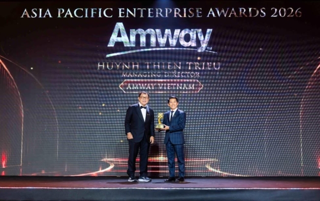 Tổng giám đốc Amway Việt Nam hai năm liên tiếp được vinh danh Doanh nhân xuất sắc châu Á
