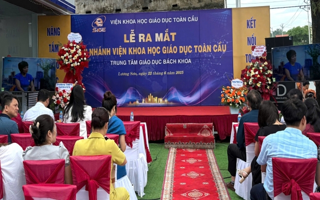 Viện Khoa học Giáo dục Toàn cầu ra mắt Trung tâm Giáo dục Bách Khoa tại Hoà Bình